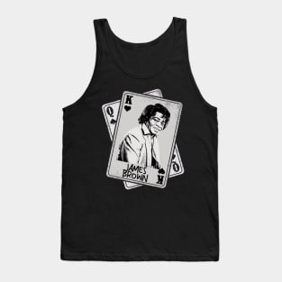 Retro James Brown 80s Card Style Tank Top